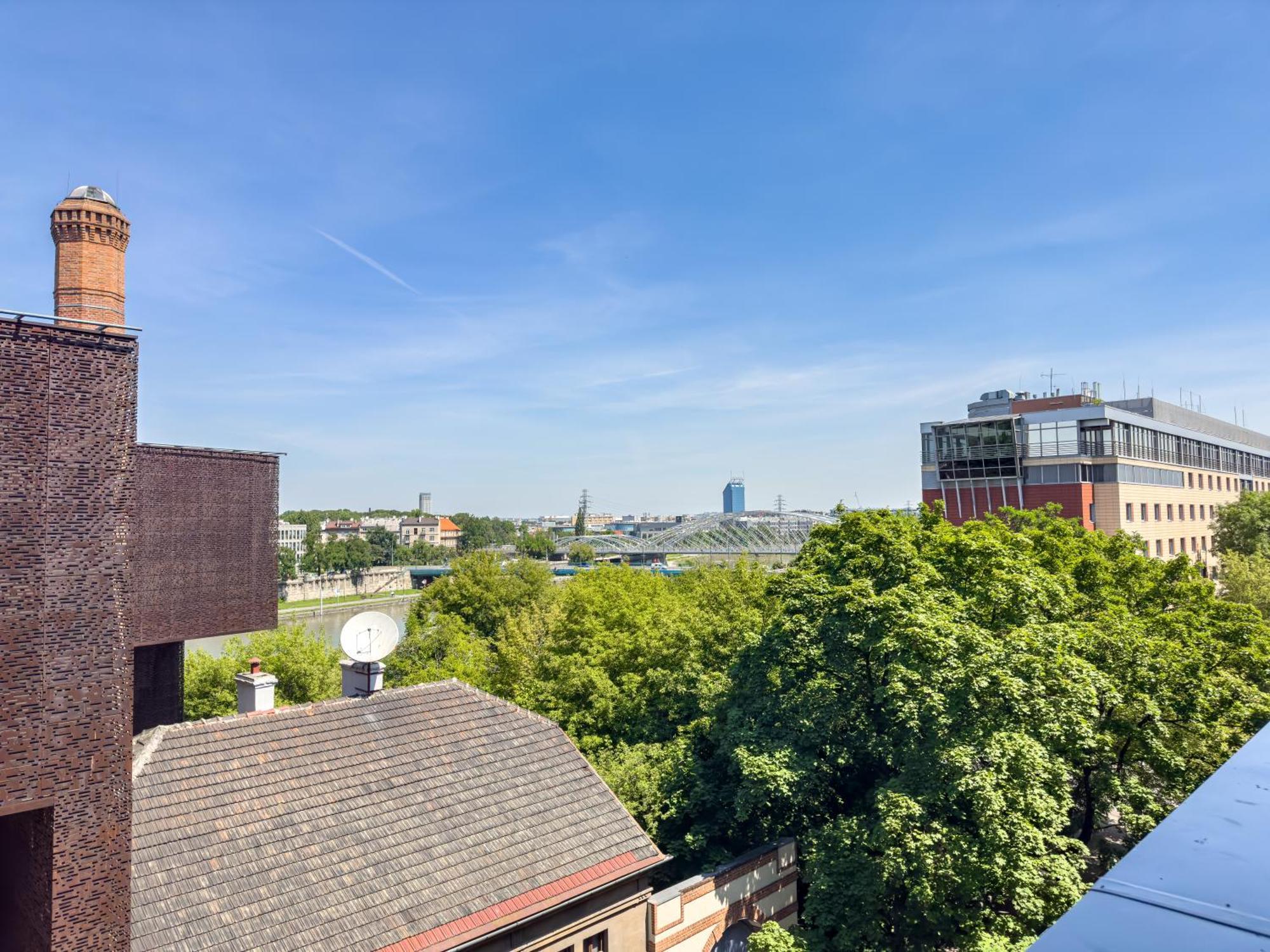 Nadwislanska Przystan Apartament Z Widokiem Na Wisle Krakau Exterior foto